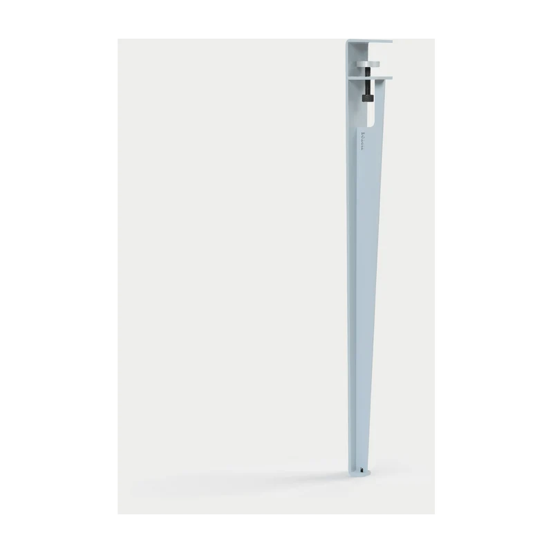Pied de table en acier bleu pâle 75cm - TIPTOE