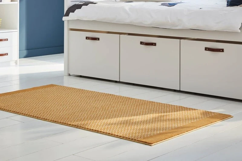 Lifetime Kidsrooms Rutschfester Teppich Zigzag Ocre