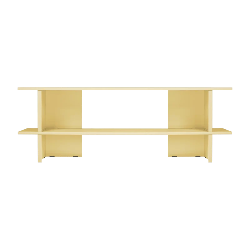 Meuble de rangement en acier jaune 160cm Hes - noo.ma