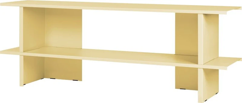 Meuble de rangement en acier jaune 160cm Hes - noo.ma