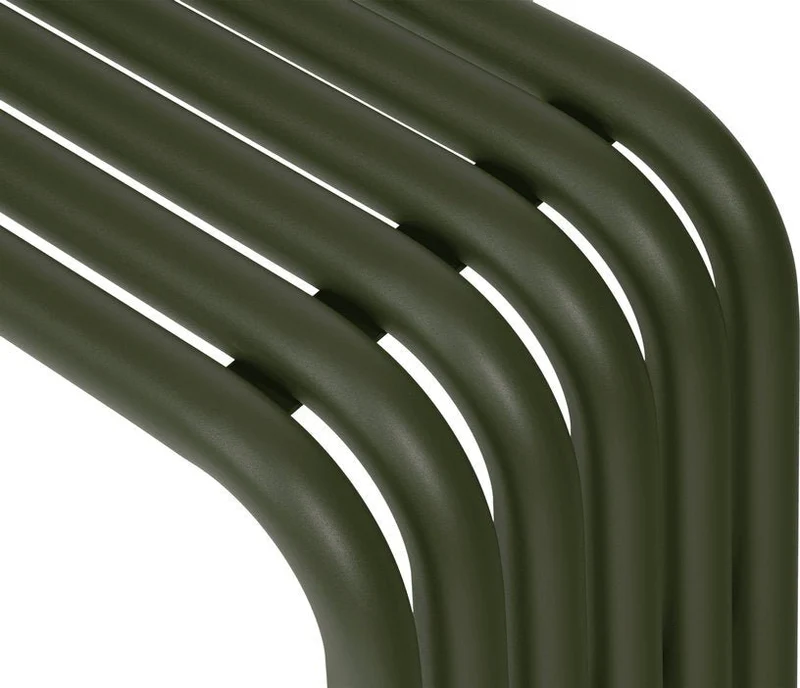 Tabouret en acier vert forêt Nokk - noo.ma