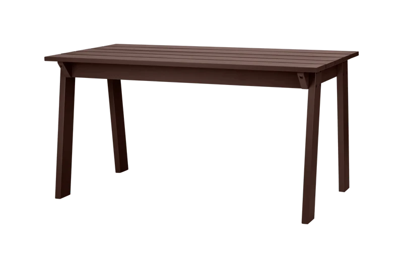 Table de jardin en bois de pin massif brun cacao 79x77x73cm Navo - noo.ma