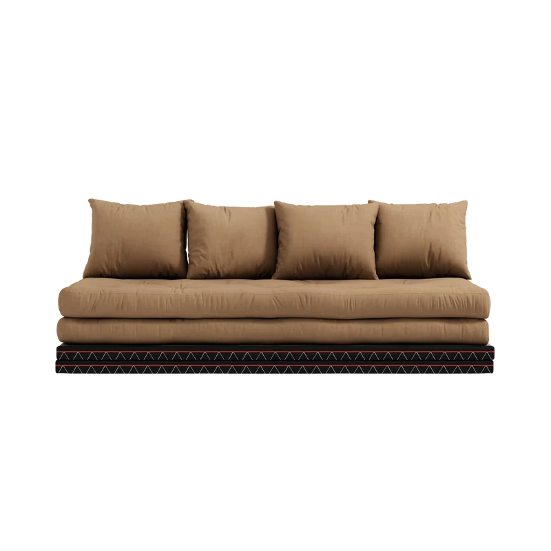 Canapé-lit avec 2 tatami et matelas mocca 80x200cm Chico - Karup Design