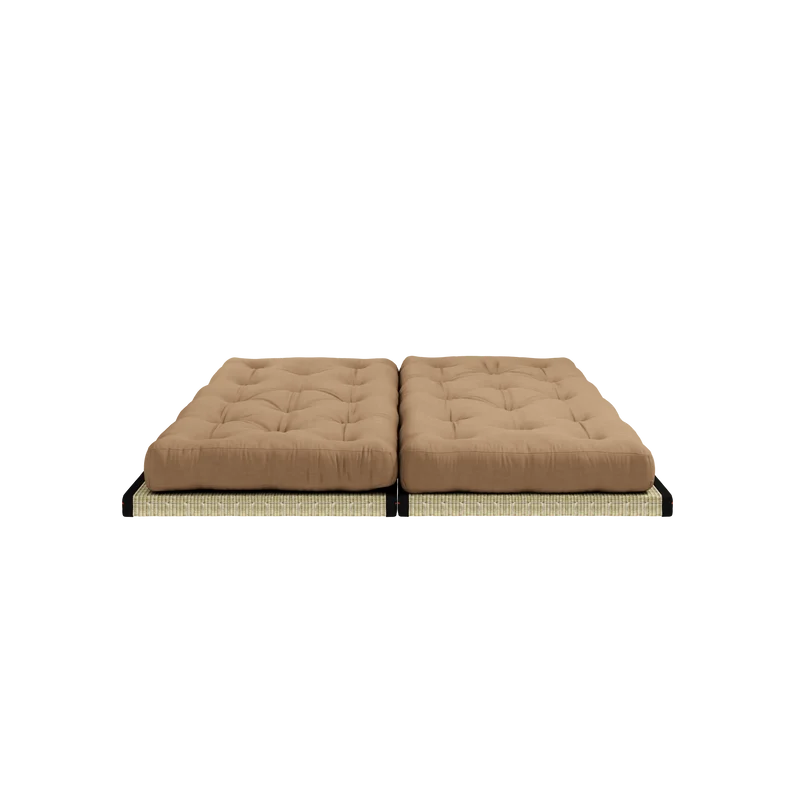Canapé-lit avec 2 tatami et matelas mocca 80x200cm Chico - Karup Design