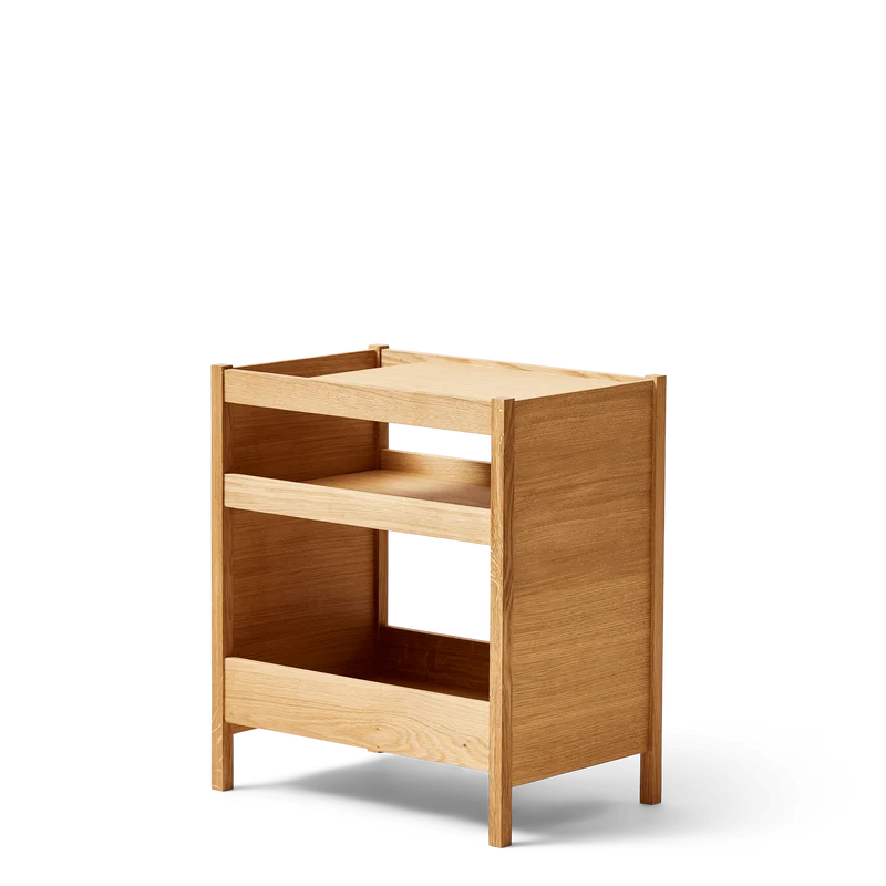 Meuble d'appoint de rangement en chêne 58x38x66cm - Form&Refine