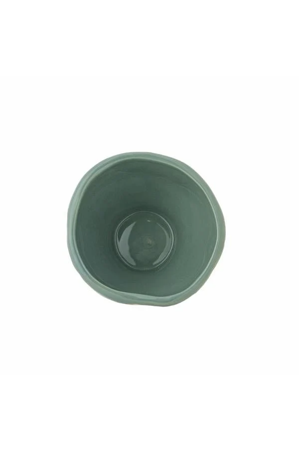 Coupe en grès bleu-vert 9x6,5cm Nini - Bloomingville