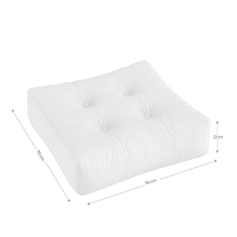 Pouf marron clair 70x22cm More - Karup Design
