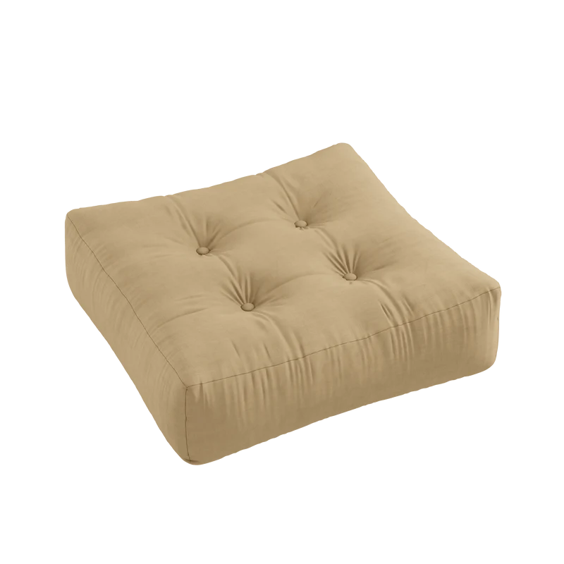 Pouf beige blé 70x22cm More - Karup Design