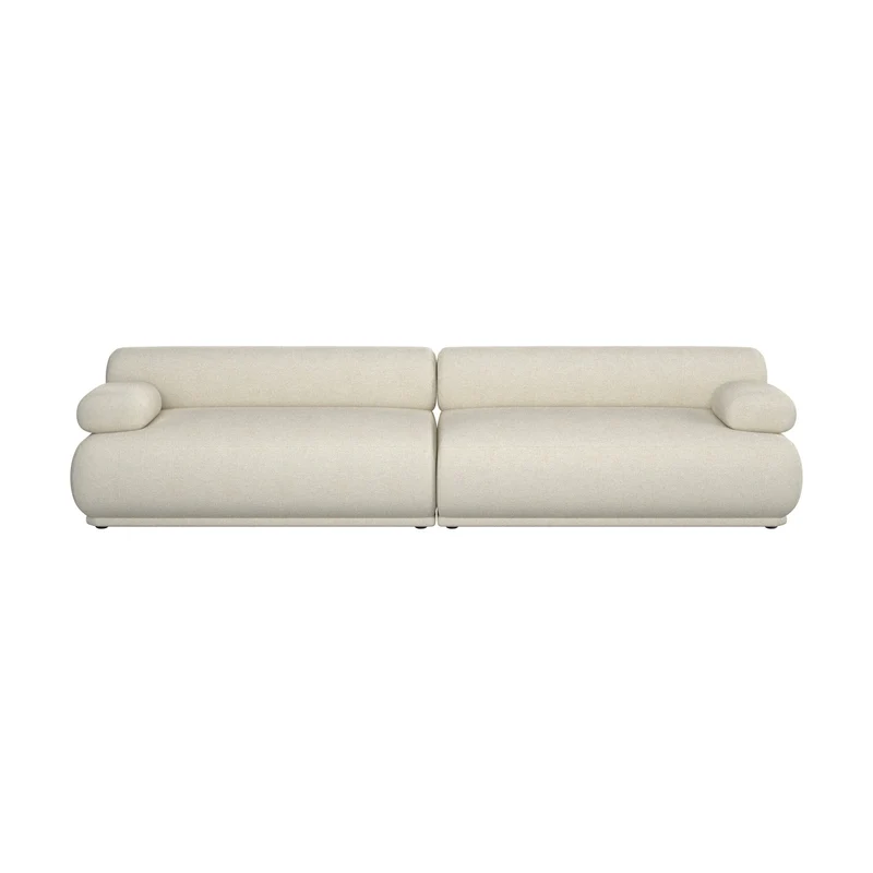 Canapé en tissu beige 3 places Rembrandt - Zuiver