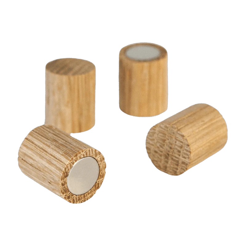 4 magnets en bois 1,7cm Ela - Metallbude