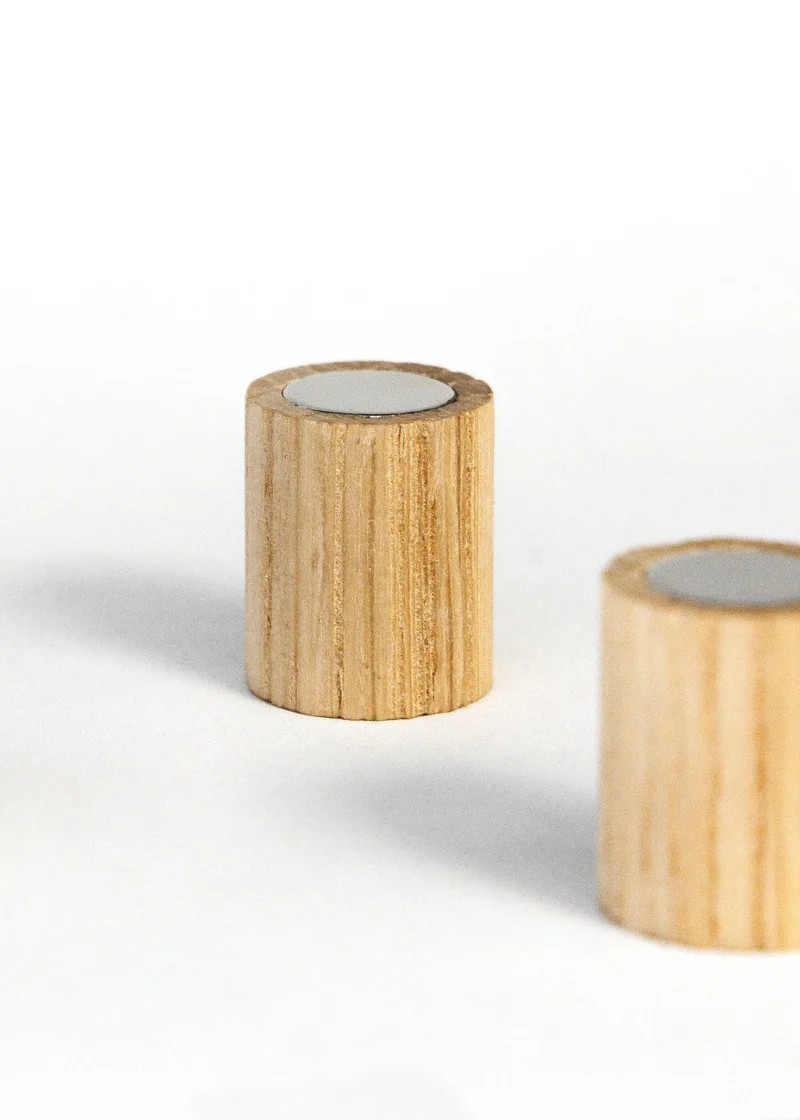 4 magnets en bois 1,7cm Ela - Metallbude