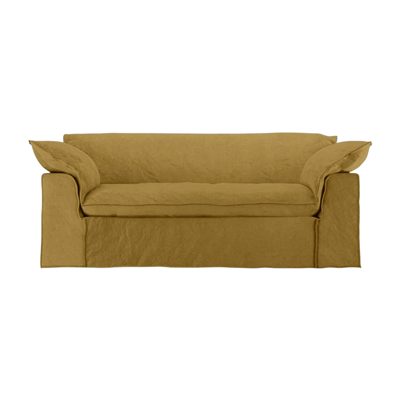 204Cm Lin Ocre Brûlé - HKLIVING