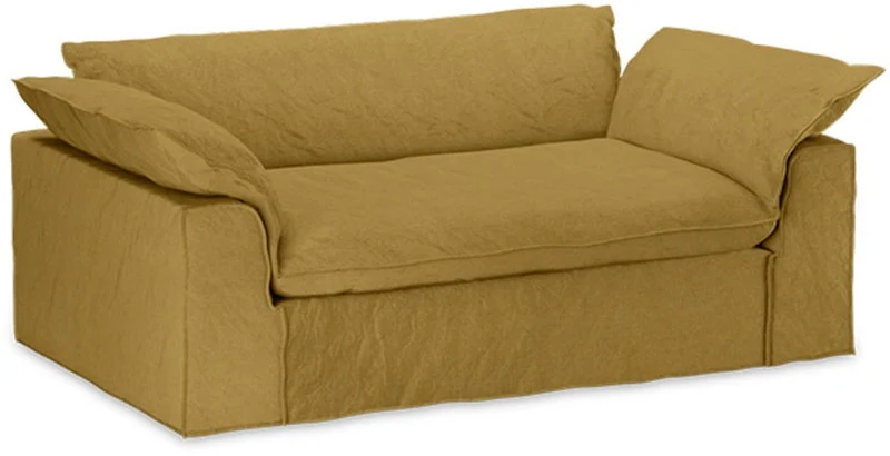 204Cm Lin Ocre Brûlé - HKLIVING