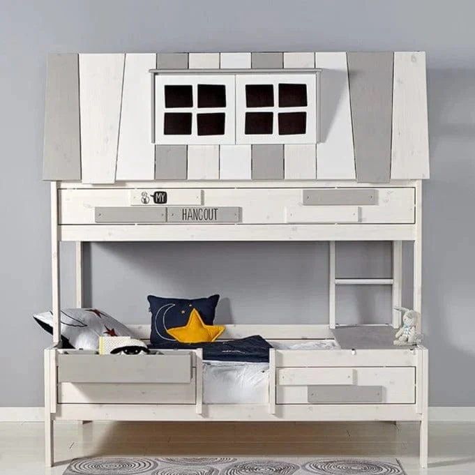 Lifetime Kidsrooms Hausbett 140x200 cm - My Hangout Whitewash