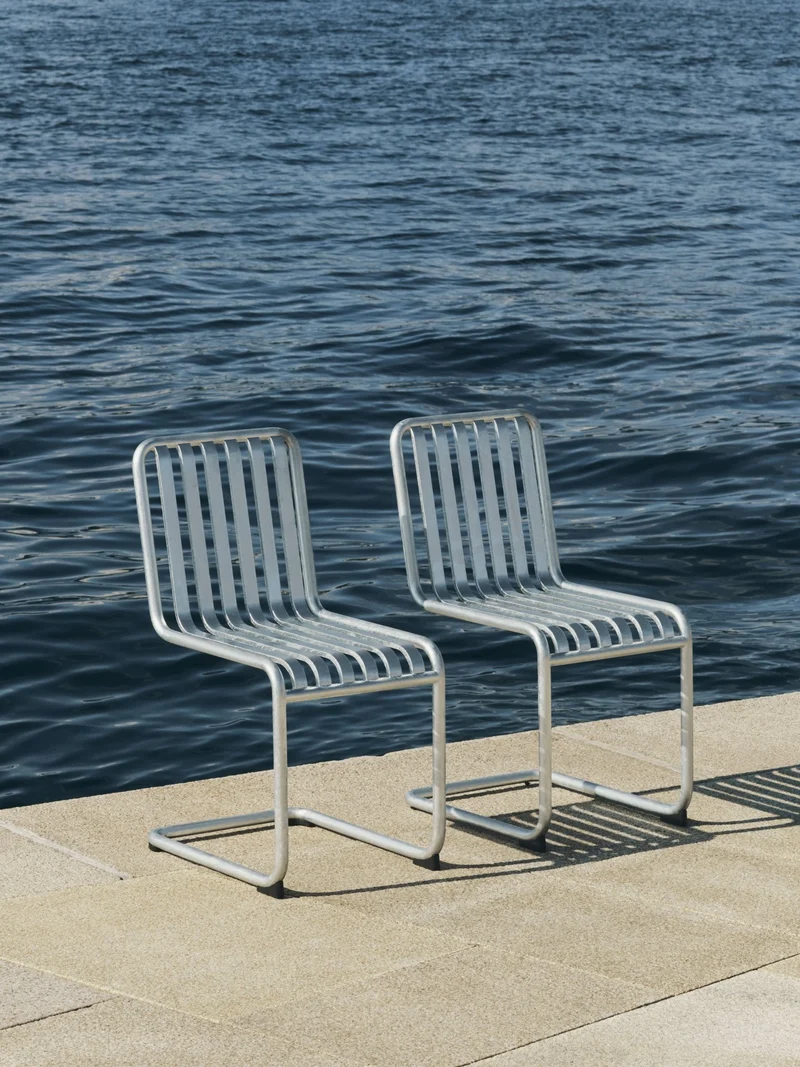 Chaise de jardin en acier galvanisé Palissade - HAY