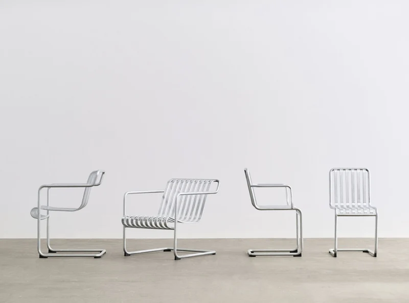 Chaise de jardin en acier galvanisé Palissade - HAY