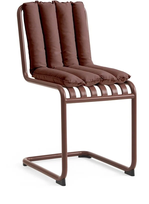 Chaise de jardin en acier rouge Palissade - HAY
