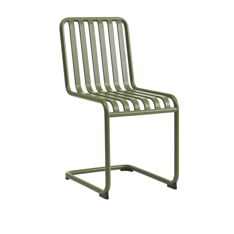 Chaise de jardin en acier vert Palissade - HAY