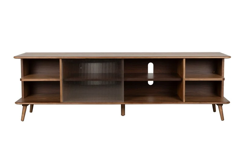 Buffet en bois de noyer 40x180x55cm Rise - Zuiver