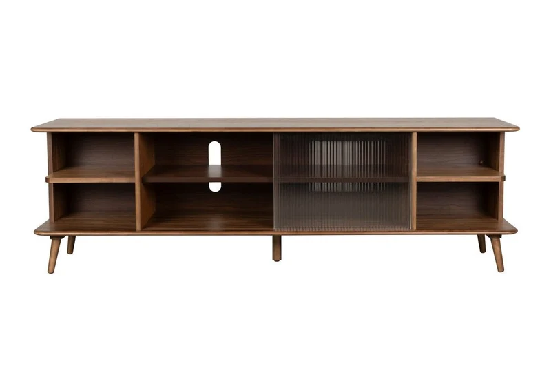 Buffet en bois de noyer 40x180x55cm Rise - Zuiver