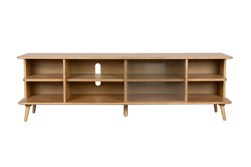 Buffet en bois de chêne naturel 40x180x55cm Rise - Zuiver