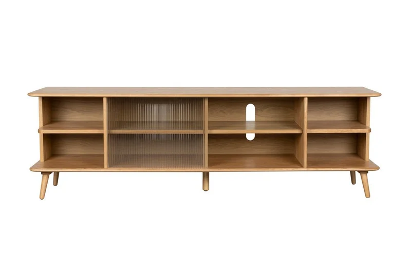 Buffet en bois de chêne naturel 40x180x55cm Rise - Zuiver