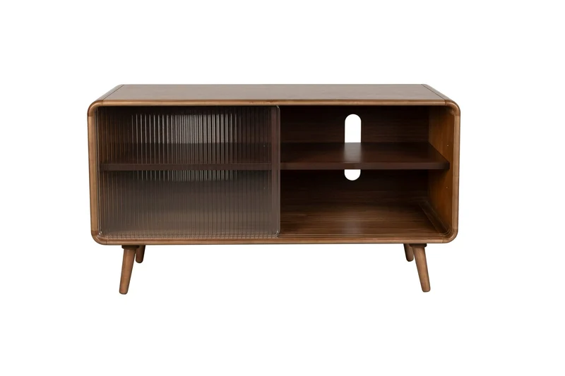Buffet en bois de noyer 40x100x55cm Rise - Zuiver