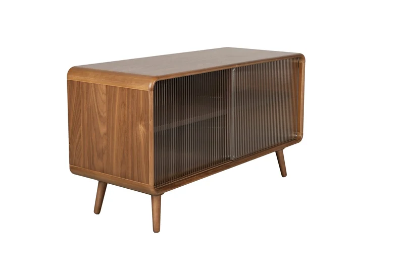 Buffet en bois de noyer 40x100x55cm Rise - Zuiver