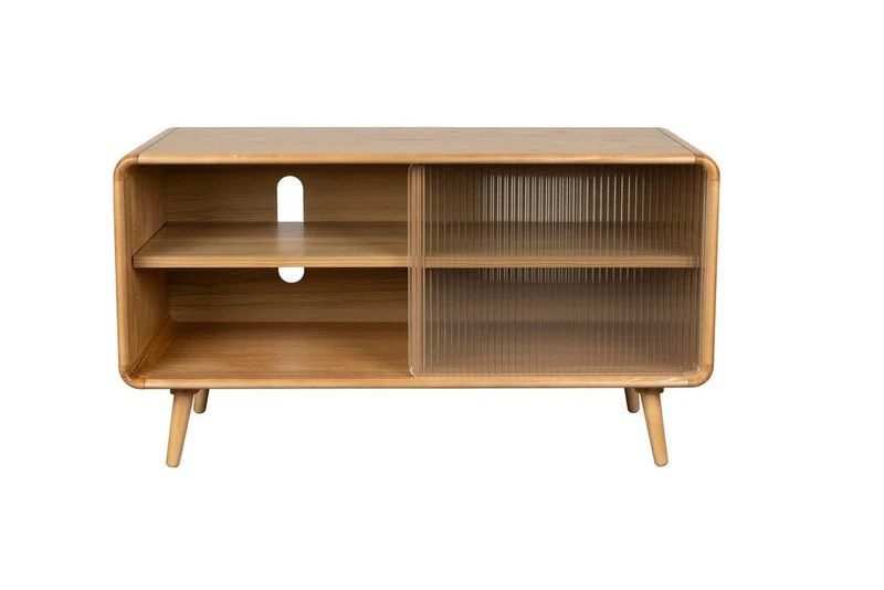Buffet en bois de frêne naturel 40x100x55cm Rise - Zuiver