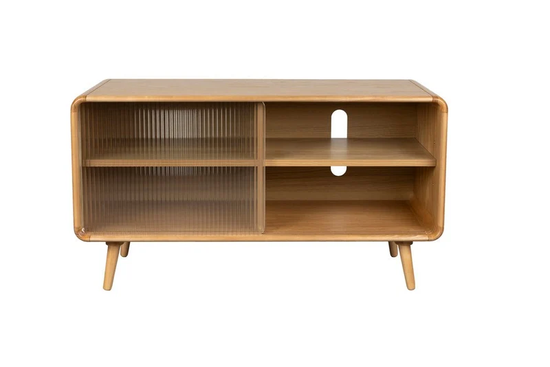 Buffet en bois de frêne naturel 40x100x55cm Rise - Zuiver