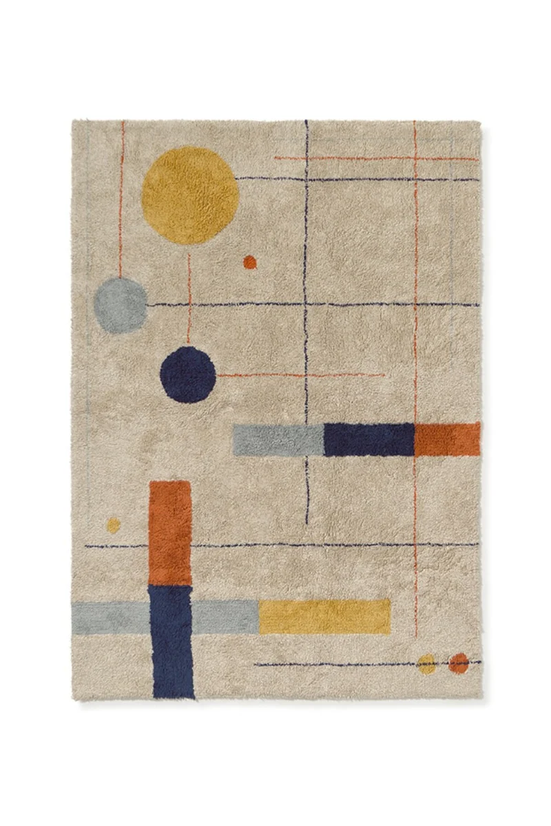 Lorena Canals Teppich RugCycled Geometric Shapes