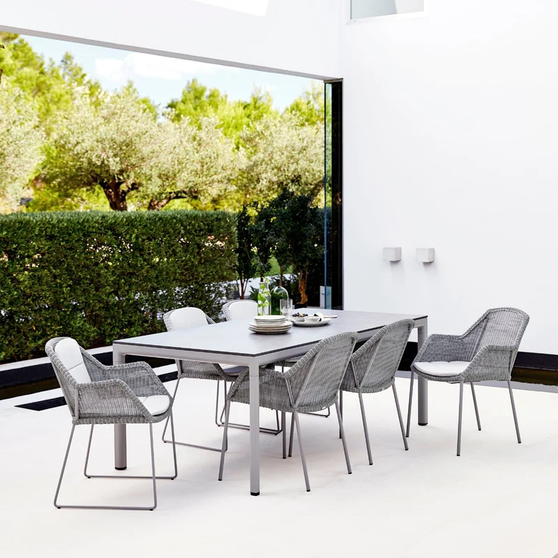 Chaise grise Breeze - Cane-Line