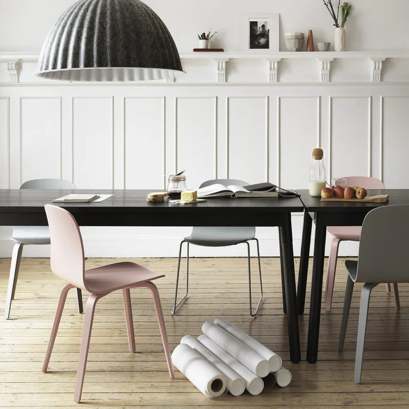 Chaise grise Visu - Muuto