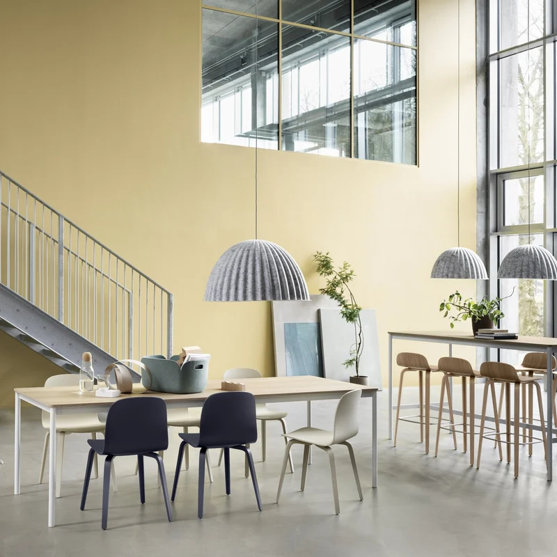 Chaise grise Visu - Muuto