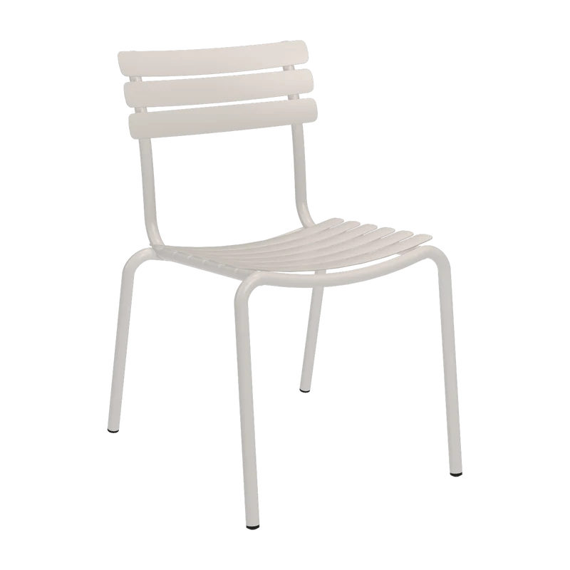 Chaise d'extérieur en aluminium blanc 59x54x82cm Alua - Houe