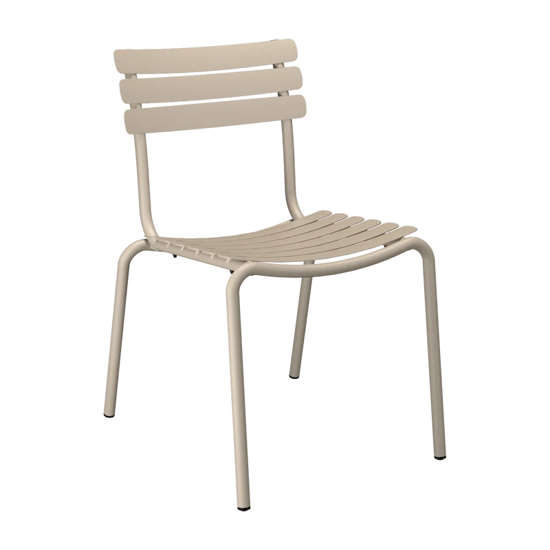 Chaise d'extérieur en aluminium beige 59x54x82cm Alua - Houe