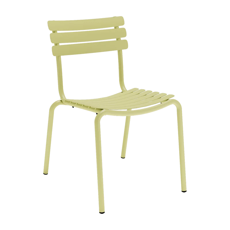 Chaise d'extérieur en aluminium jaune citron 59x54x82cm Alua - Houe
