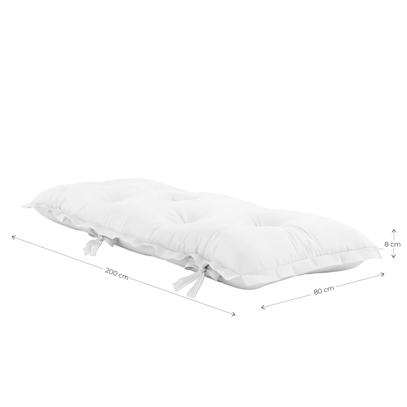 Futon d'extérieur en acrylique beige 80x135x65cm Sit and sleep - Karup Design