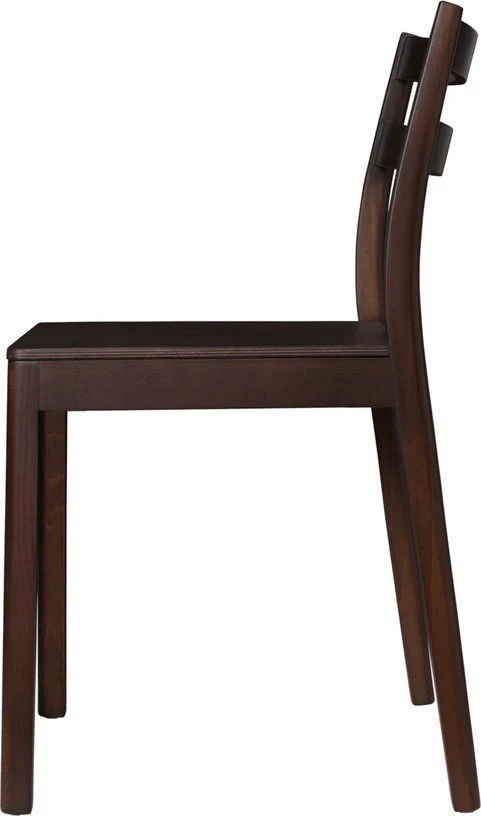 Chaise en frêne foncé 45,6x49x79cm Boda - Ferm living