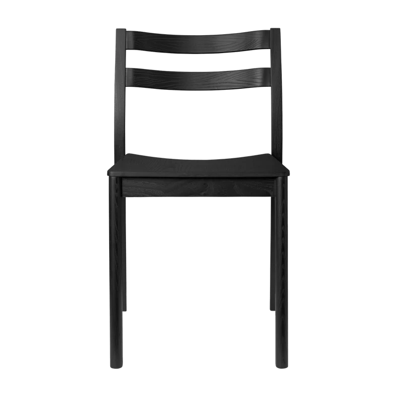 Chaise en frêne noir 45,6x49x79cm Boda - Ferm living