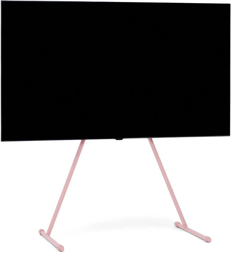 Support pour tv en métal rose 45x102cm Viva - Pedestal
