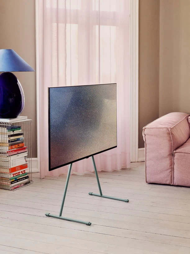 Support pour tv en métal gris 45x102cm Viva - Pedestal