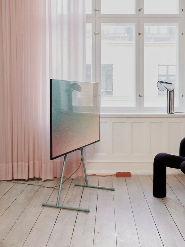 Support pour tv en métal gris 45x102cm Viva - Pedestal