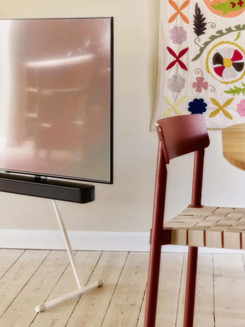 Support pour tv en métal gris 45x102cm Viva - Pedestal