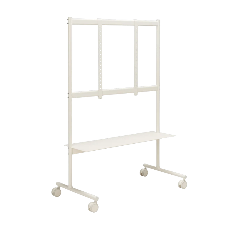 Support pour tv en métal blanc pearl 79x43x117cm Rover - Pedestal