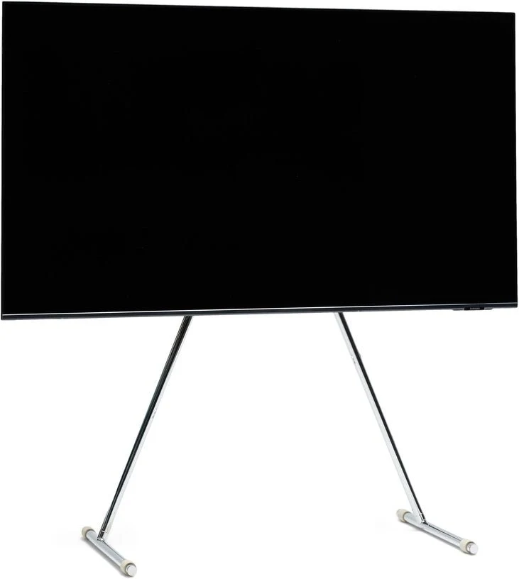 Support pour tv en métal chromé 45x102cm Viva - Pedestal