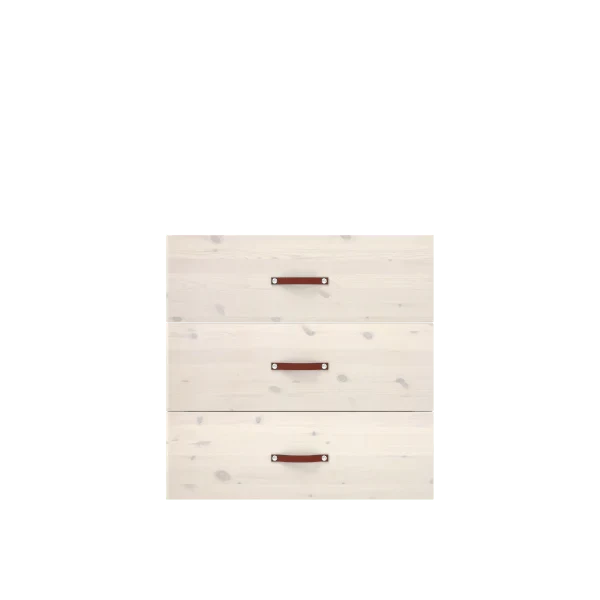 Lifetime Kidsrooms ALL-IN-ONE – 3 Schubladen für Basiselement 80 cm Whitewash