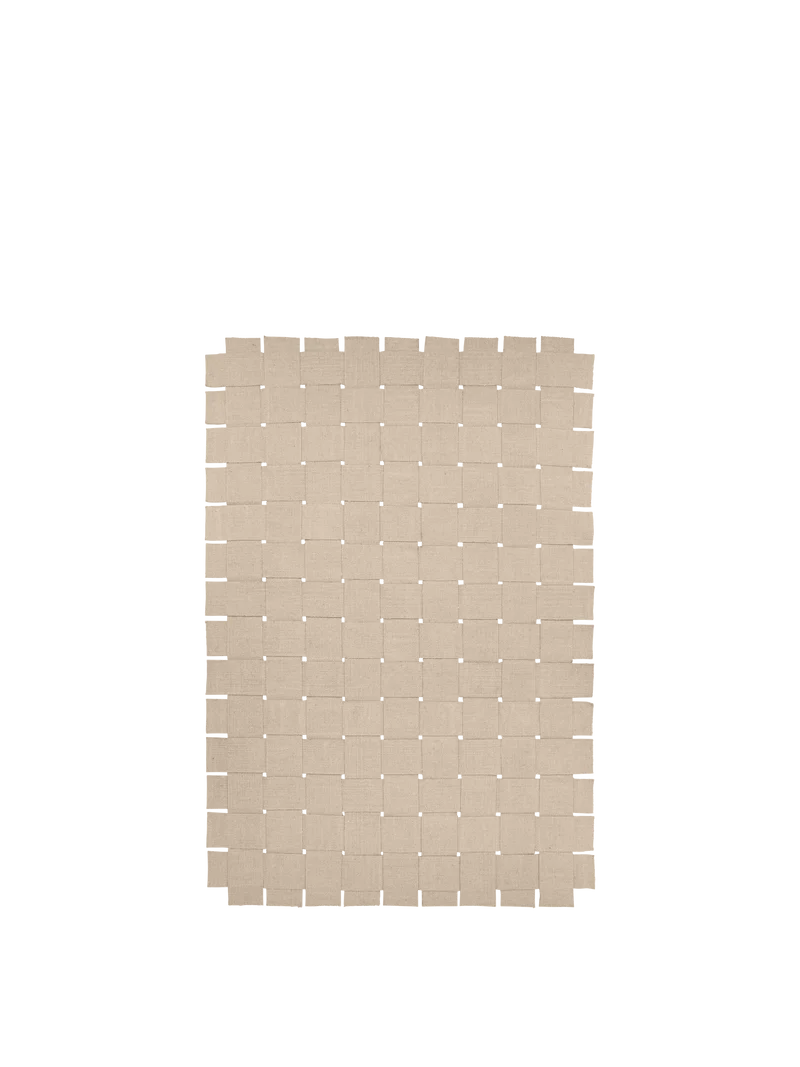 Ferm Living Foundation Teppich - 135 x 200 - Cashmere