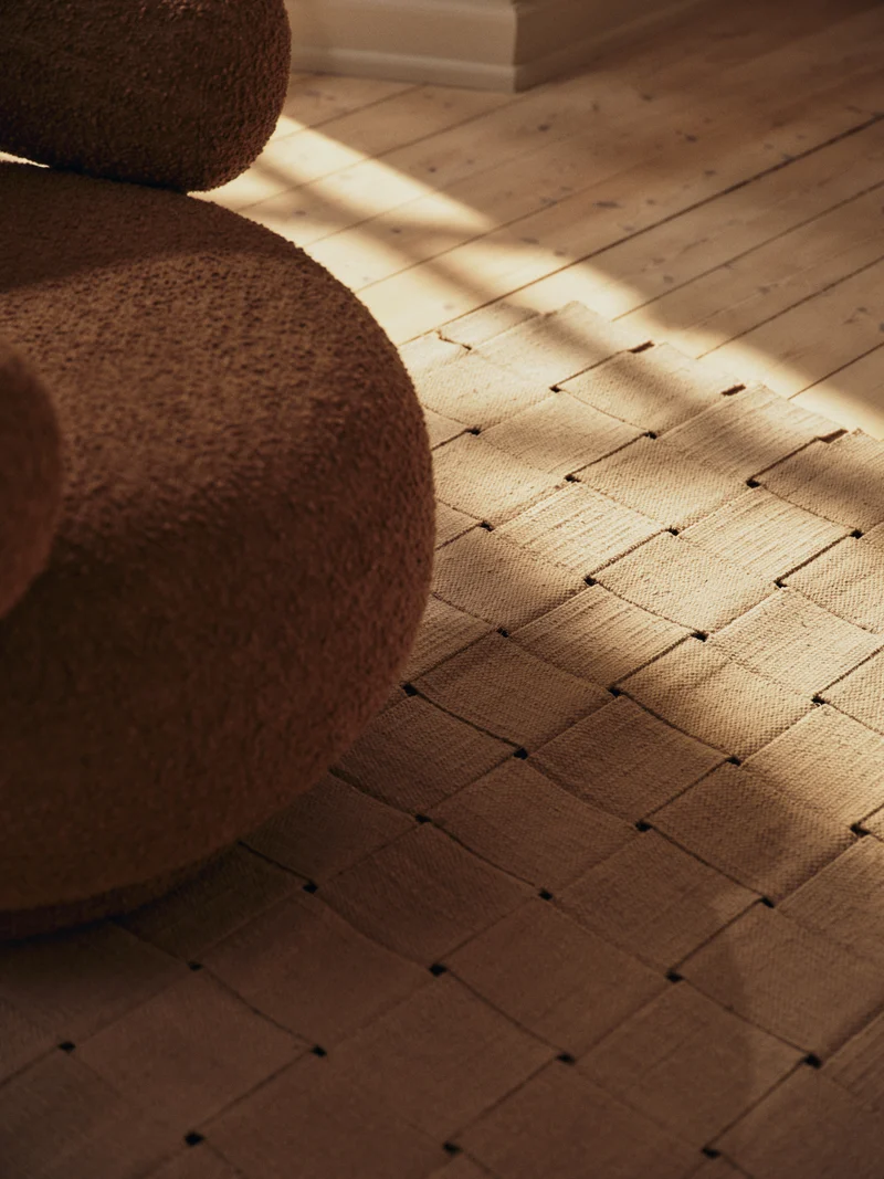 Ferm Living Foundation Teppich - 135 x 200 - Cashmere