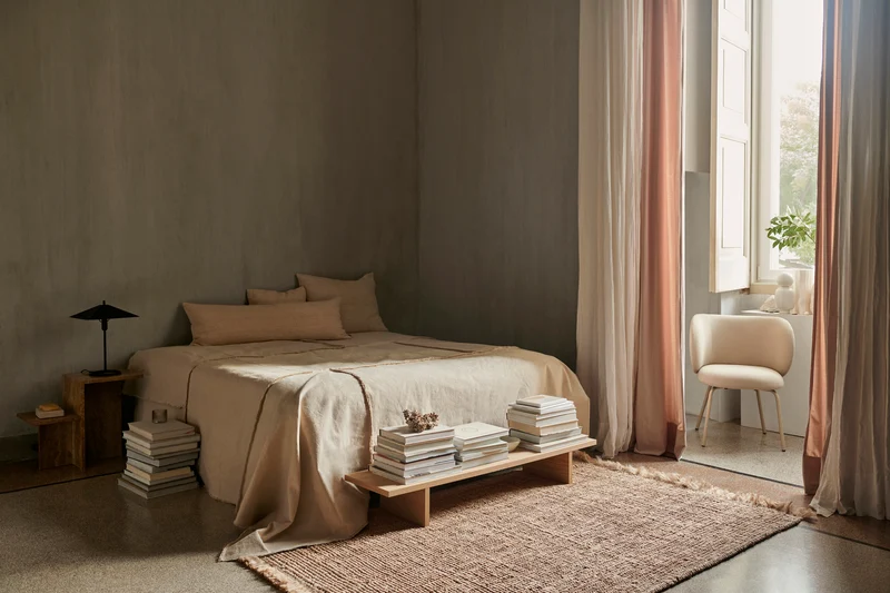 Ferm Living Athens Teppich - 140 x 200 - Natural